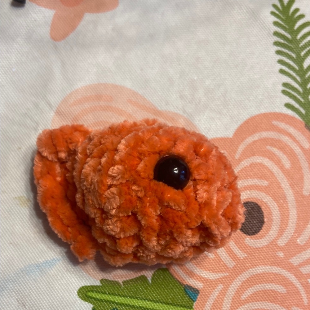 Red Crocheted Fish
